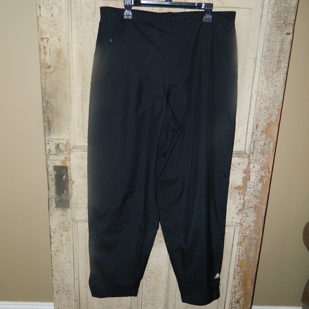 Adidas Clima Shell Storm Zip Leg Windbreaker Jogging Pants Mens Size XL (N-34)
